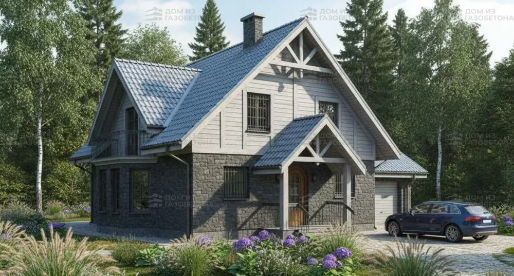 Проект Двухэтажный дом 14 на 11, 176 м2