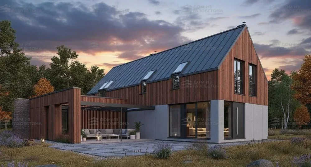 Проект Двухэтажный дом 17 на 20, 217 м2