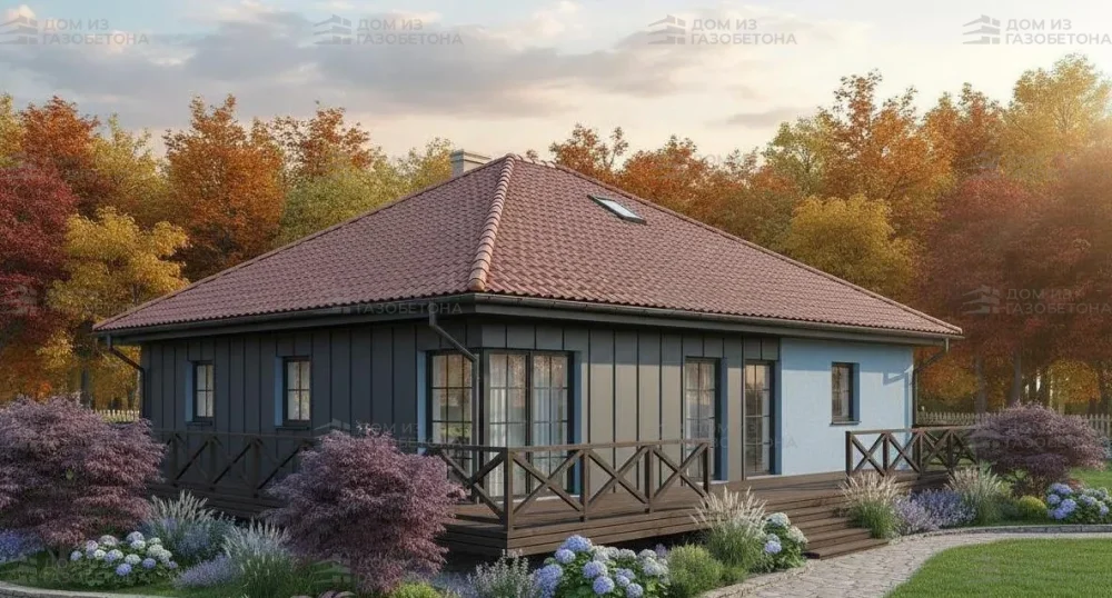 Проект Двухэтажный дом 17 на 15, 237 м2