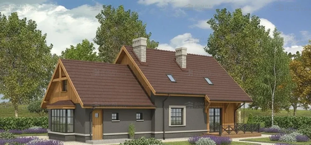 Проект Двухэтажный дом 17 на 10, 191 м2