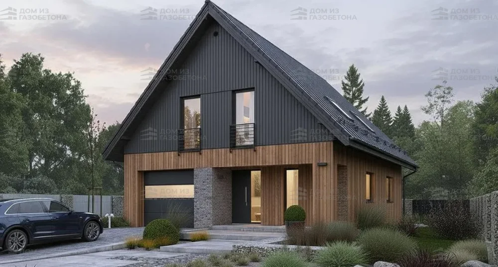 Проект Двухэтажный дом 9 на 17, 166 м2