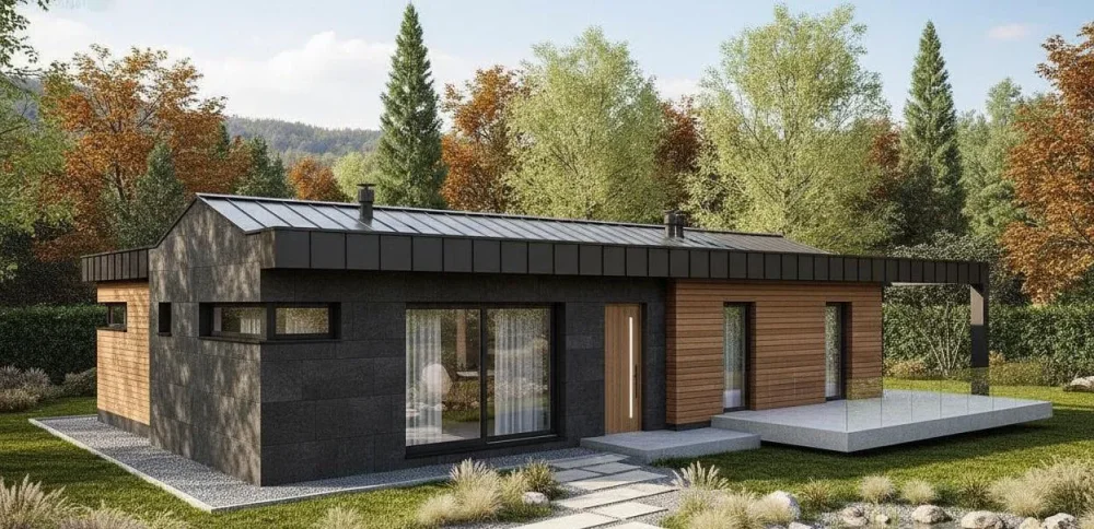 Проект Одноэтажный дом 15 на 21, 177 м2