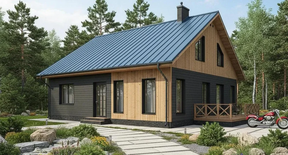 Проект Двухэтажный дом 11 на 13, 188 м2