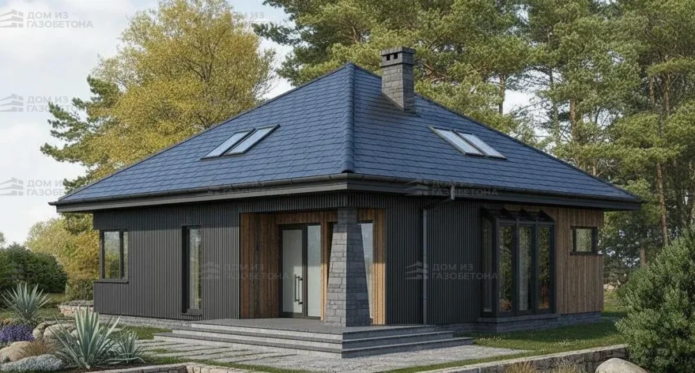 Проект Двухэтажный дом 11 на 13, 119 м2