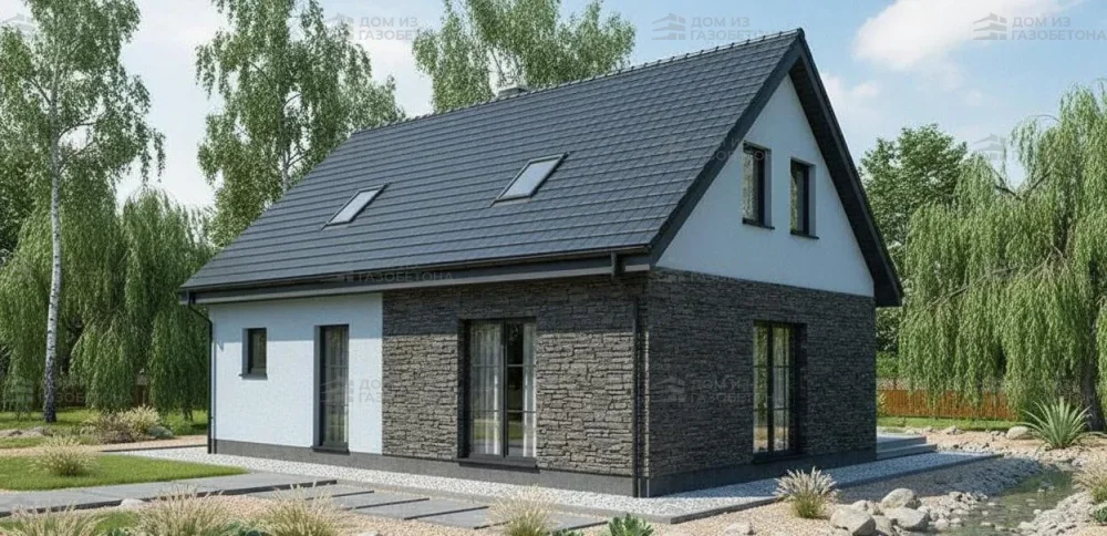 Проект Двухэтажный дом 12 на 13, 160 м2